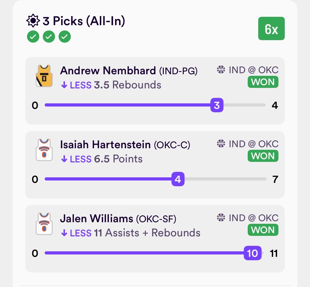 ParmDFS's tweet photo. We just cashed out for 25x on Dabble 🤯

Betting on the NBA Finals is ACTUALLY too easy when you get how to do it 🤣 https://t.co/pkdBBeBlSt