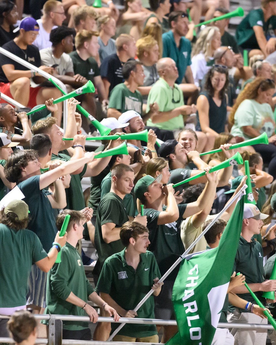 CharlotteWSoc's tweet image. Only two months until we're back in front of Niner Nation in our home opener!
Full schedule coming ๐๐
#GoldStandardโ๏ธ