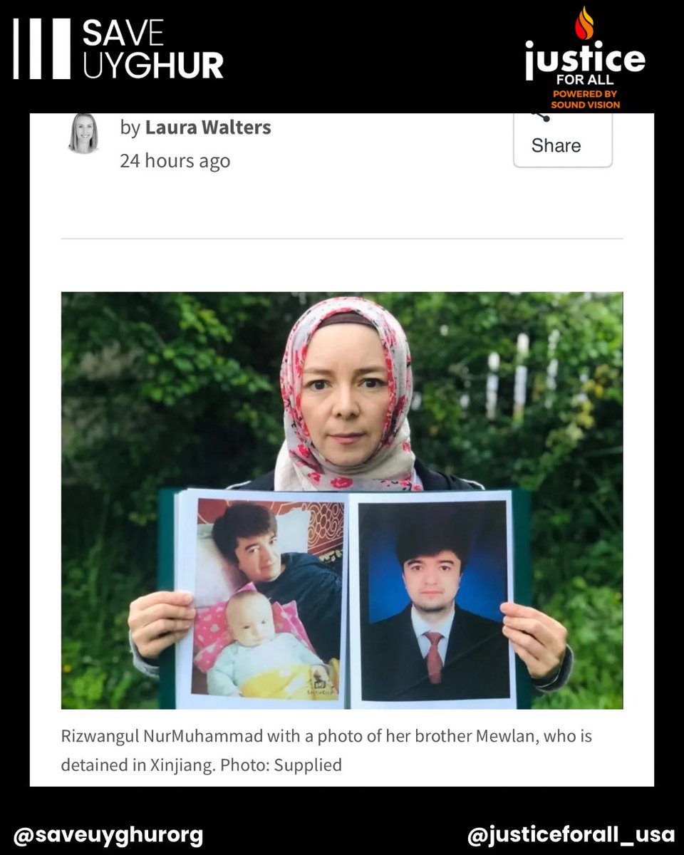 SaveUyghurOrg's tweet image. ‘If not now, when?’ – sister @Rizwangvl asks NZ PM @chrisluxonmp to help get her brother back.

During his first official trip to China, she’s calling for the release of her brother, who has been arbitrarily detained since 2017.

Read 🔗 newsroom.co.nz/2025/06/17/if-…