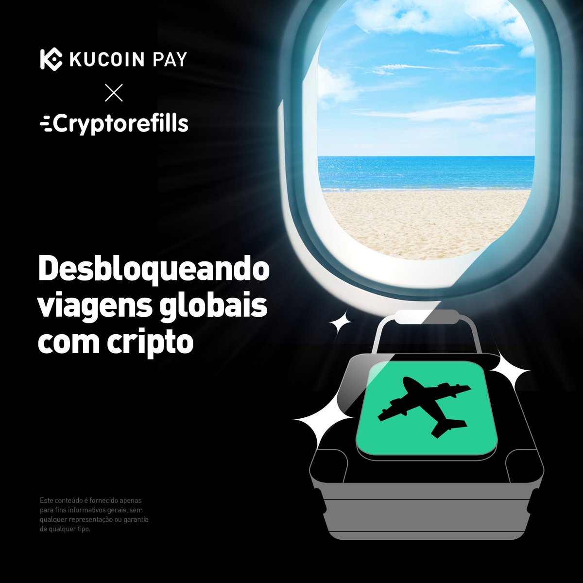 KuCoinPortugues's tweet image. #KuCoinPay e #Cryptorefills firmam parceria: Desbloqueando viagens globais com #criptomoedas

Detalhes: kucoinportuguese.medium.com/kucoin-pay-e-c…
