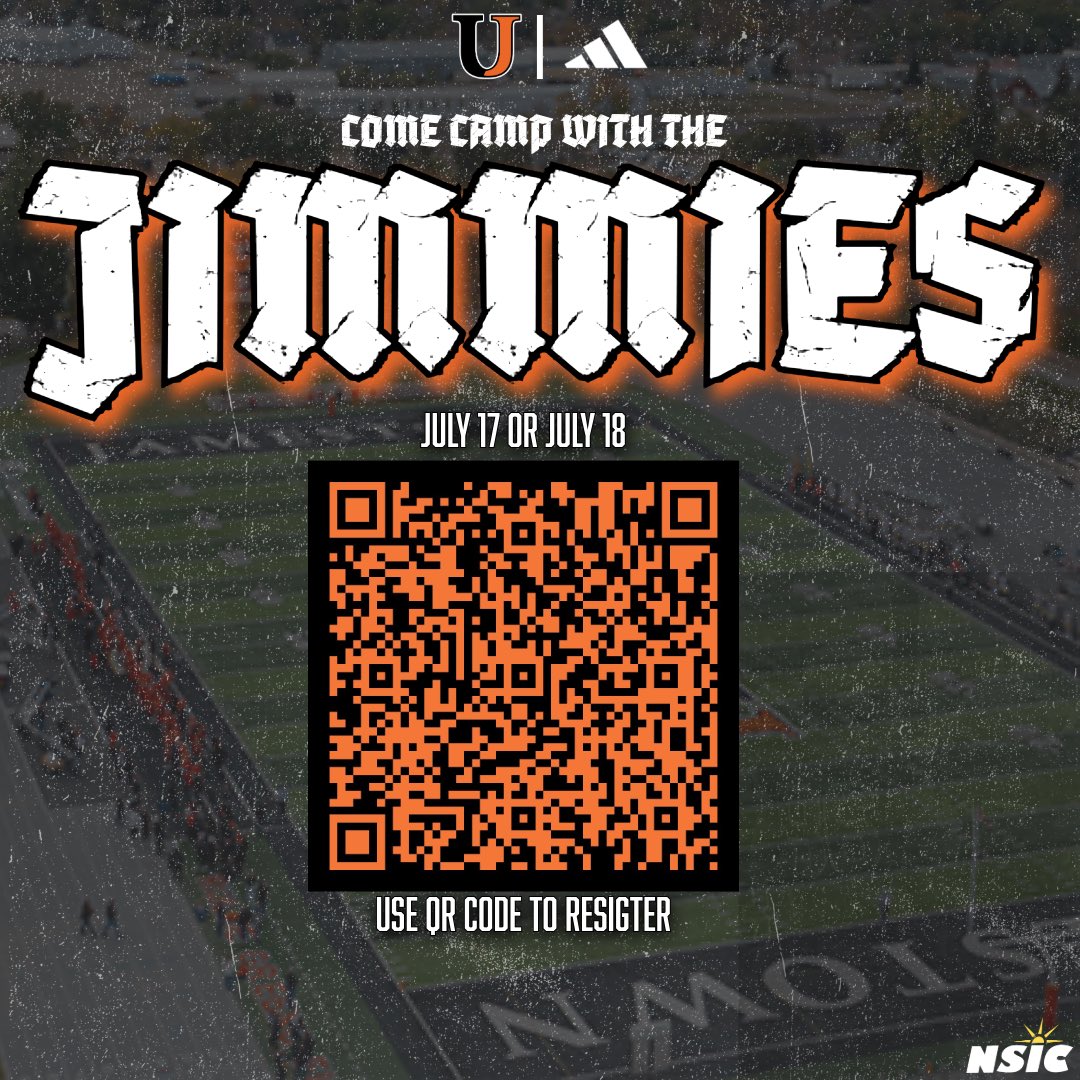 JimmieFootball's tweet image. We are now a month away from our First camp and spots are filling up‼️
Use the QR code to sign up and come ready to compete‼️
#JimmiePride | #ChopAndCarry