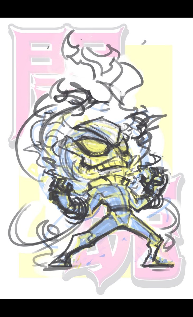 I need better reference pictures of his skull in Tōkon 🫠