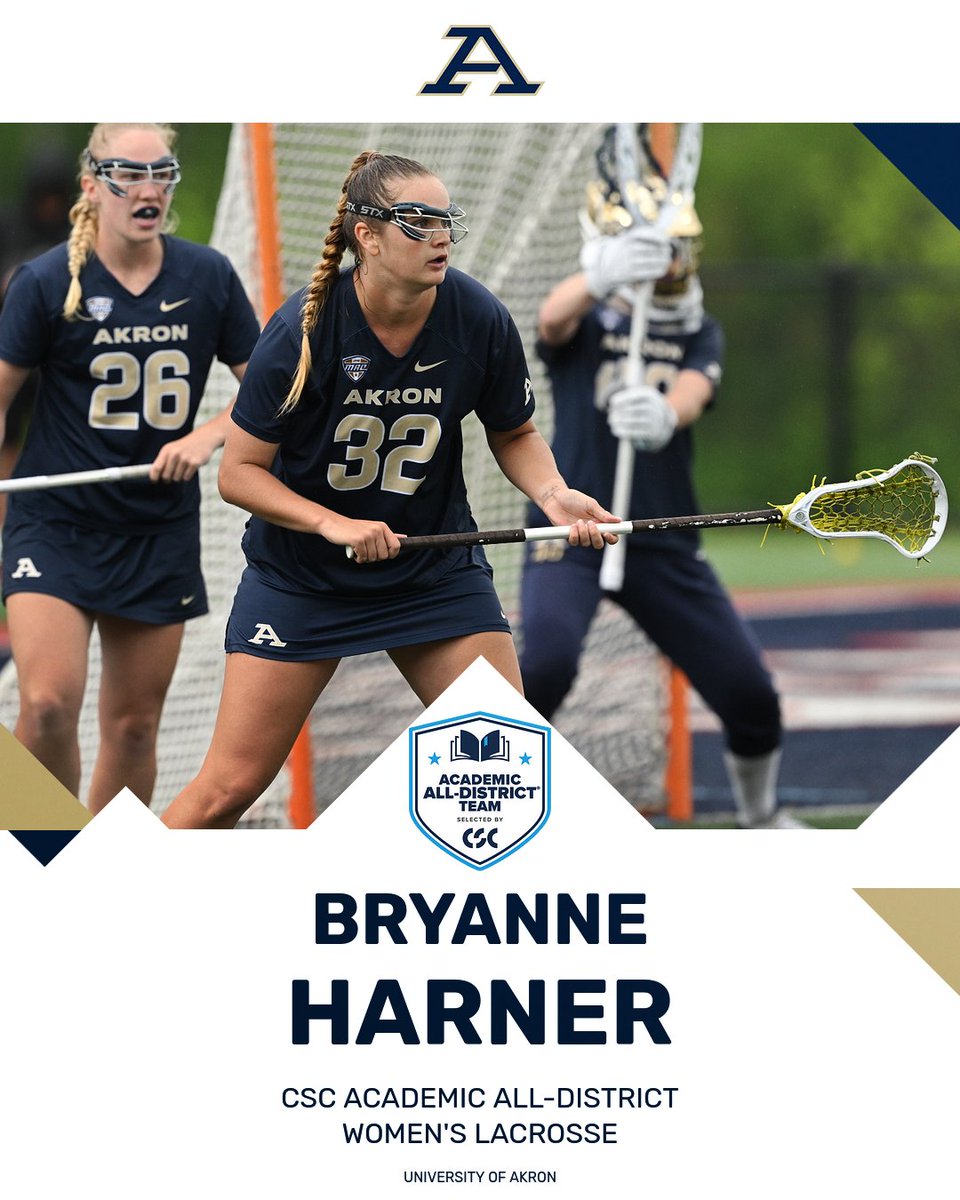 ZipsWLAX's tweet image. 👏 Congrats to @ZipsWLAX Bryanne Harner on earning @CollSportsComm Academic All-District At-Large accolades
#GoZips | #MakeTheClimb | @ZipsWLAX 🦘