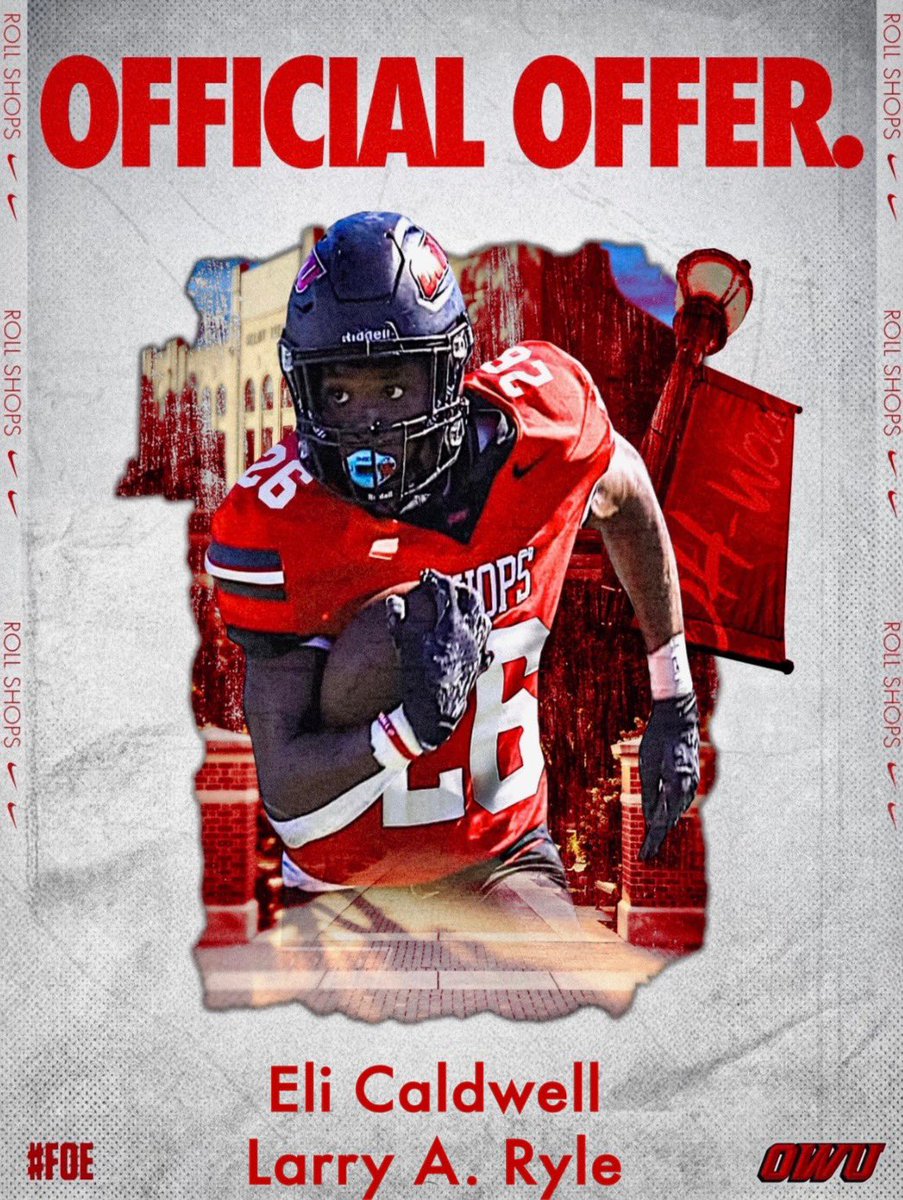 After a great conversation with <a href="/Coach_Sheirer/">Ethan Sheirer</a> I am blessed to receive my first offer from Ohio Wesleyan University! <a href="/Ryle_Football/">Ryle Football</a>