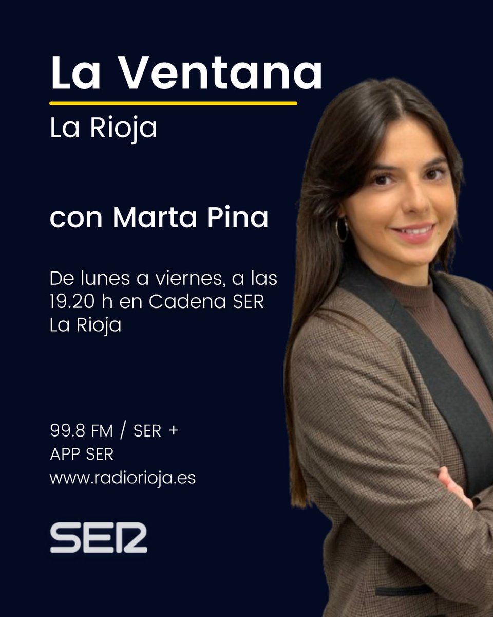 📻Hoy en #LaVentanadeLaRioja nos adentramos en el Máster de Sumillería de la <a href="/unirioja/">Universidad de La Rioja</a>:

🎤 Elena González, catedrática de la UR y directora del Máster 
🎤 Diego González, Mejor Sumiller de España 2025

radiorioja.es