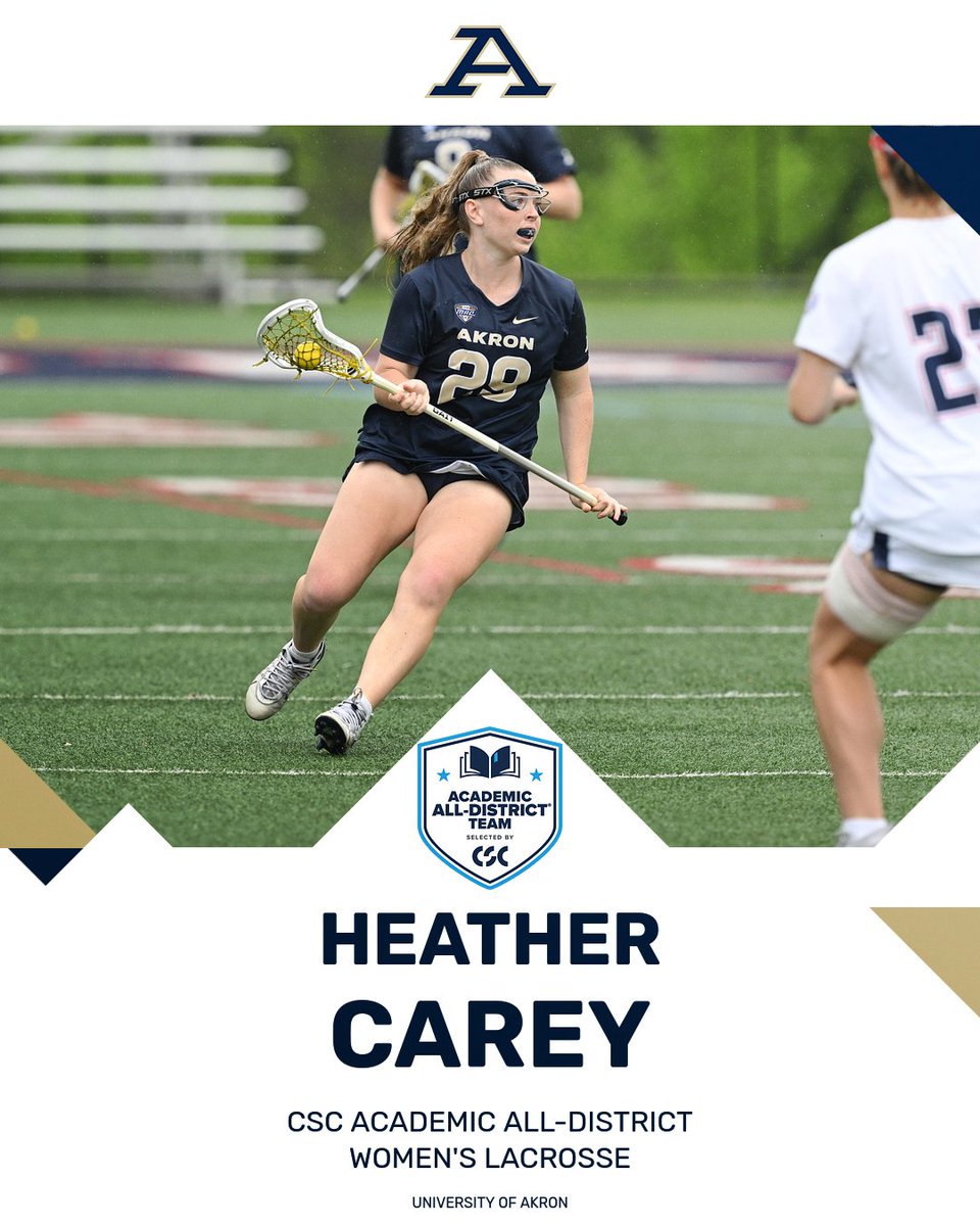ZipsWLAX's tweet image. 👏 Congrats to @ZipsWLAX Heather Carey on earning
@CollSportsComm Academic All-District At-Large accolades
#GoZips | #MakeTheClimb | @ZipsWLAX 🦘