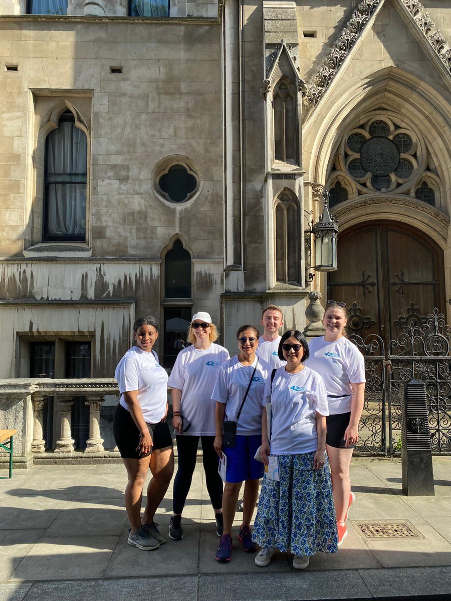 42BR Barristers (@42br_barristers) on Twitter photo 🎉 And they’re off!
Team 42BR ready to take on the 10km #LondonLegalWalk this evening, in support of the <a href="/londonlegal/">London Legal Support Trust</a> Support Trust, <a href="/FreeRepUnit/">Free Representation Unit (FRU)</a> and <a href="/WeAreAdvocate/">Advocate</a>.
There is still time to donate and support Team 42BR below ⬇️
42br.com/latest-news/lo… 🎉 And they’re off!
Team 42BR ready to take on the 10km #LondonLegalWalk this evening, in support of the <a href="/londonlegal/">London Legal Support Trust</a> Support Trust, <a href="/FreeRepUnit/">Free Representation Unit (FRU)</a> and <a href="/WeAreAdvocate/">Advocate</a>.
There is still time to donate and support Team 42BR below ⬇️
42br.com/latest-news/lo…