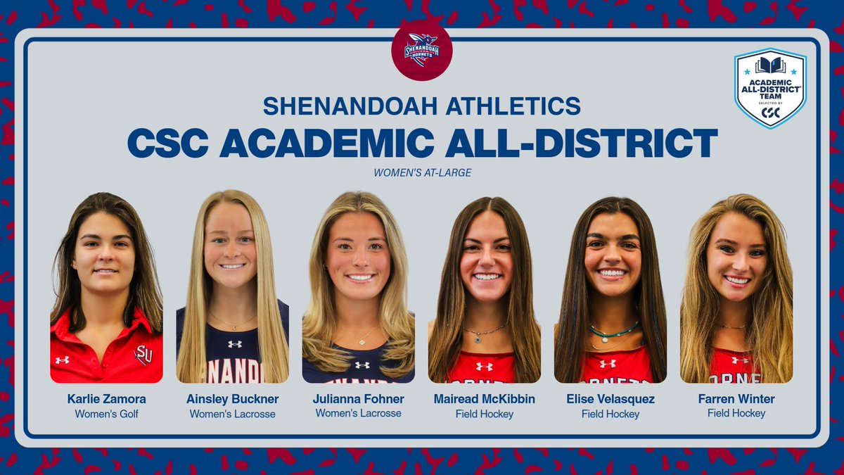 Congratulations to our 6 men and 6 women who have earned CSC At-Large Academic All-District Selections!!

#GoSUHornets