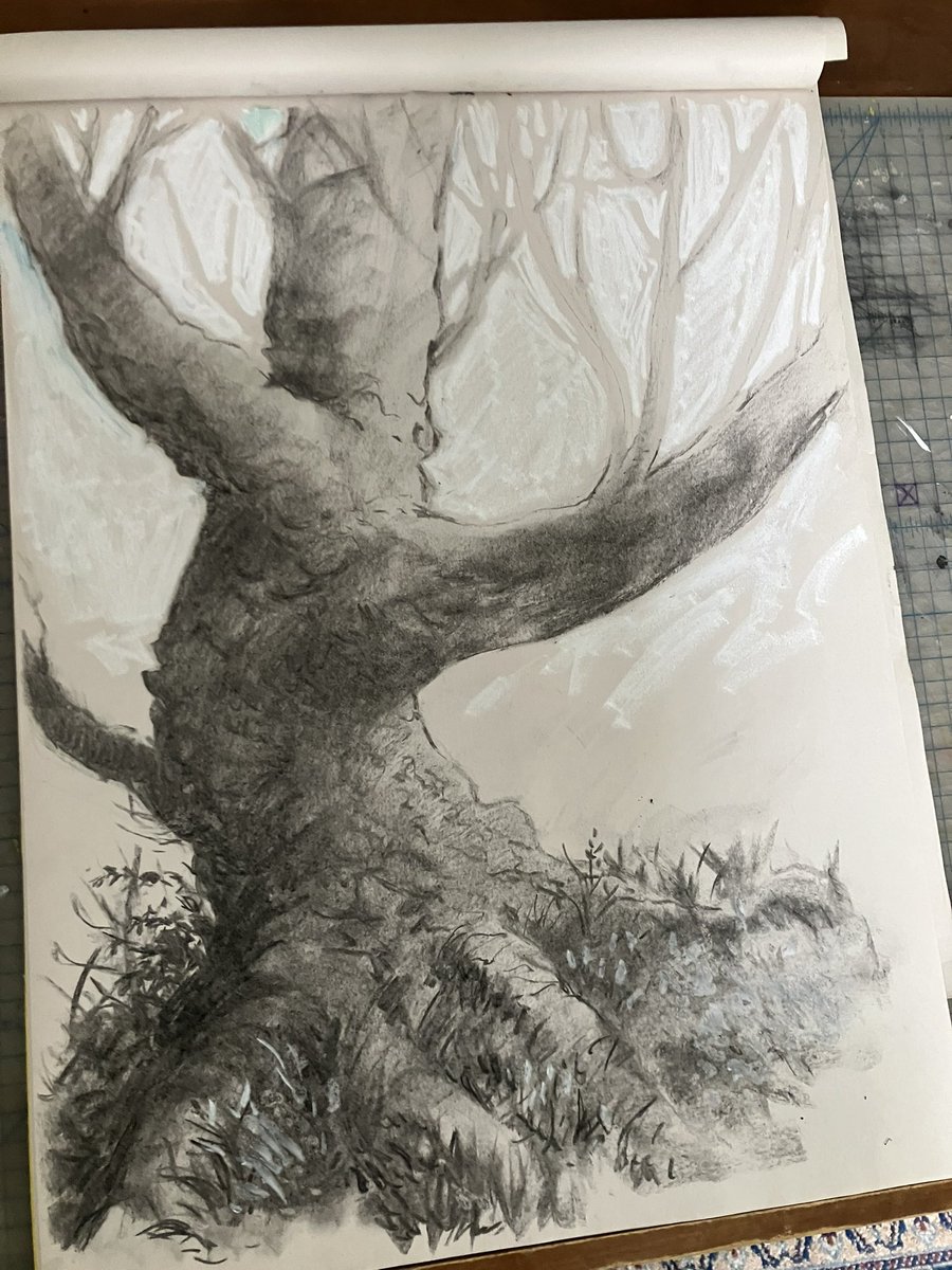 conor_draws's tweet image. Picked up charcoal again after not drawing with it for years. Remembering why I love the stuff.