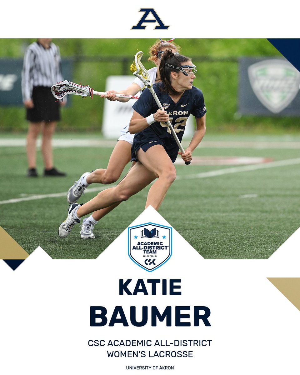 ZipsWLAX's tweet image. 👏 Congrats to @ZipsWLAX Katie Baumer on earning
@CollSportsComm Academic All-District At-Large accolades
#GoZips | #MakeTheClimb | @ZipsWLAX 🦘