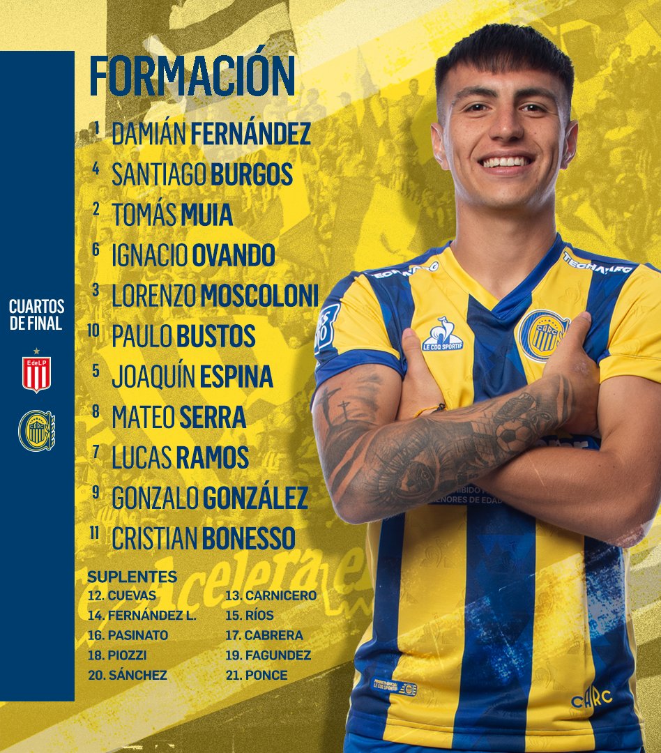 📋 Así forma la #Reserva para visitar a Estudiantes por los Cuartos de Final

Miralo por lpfplay.com 📲💻