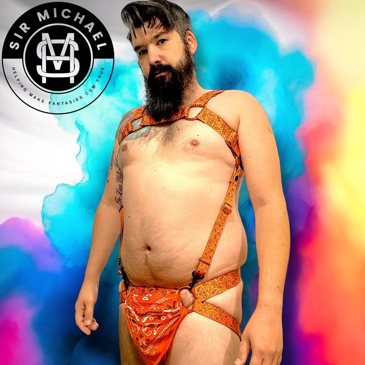 Check out my harness made by <a href="/Strapup2getdown/">Strap Up (18+)➡️strapup.bsky.social</a>
