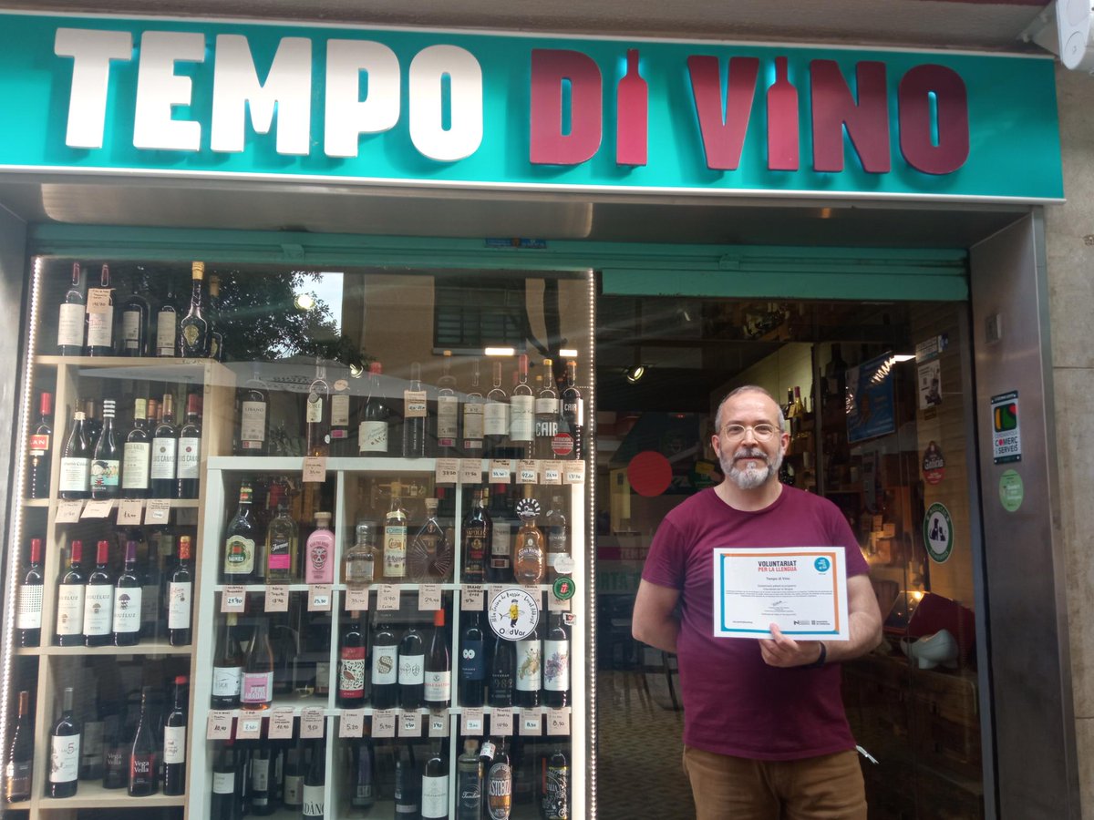 CNLVallèsOccidental3 (@cnlvo3) on Twitter photo El Tempo di Vino, establiment de #Cerdanyola especialitzat en vins, se suma a la xarxa de comerços adherits al Voluntariat per la llengua. A partir d'ara, serà punt de trobada de parelles lingüístiques i acollirà pràctiques lingüístiques dels alumnes.
<a href="/vxlcat/">Voluntariat per la llengua</a> <a href="/CerdanyolaCCS/">Cerdanyola Comerç i Serveis</a> El Tempo di Vino, establiment de #Cerdanyola especialitzat en vins, se suma a la xarxa de comerços adherits al Voluntariat per la llengua. A partir d'ara, serà punt de trobada de parelles lingüístiques i acollirà pràctiques lingüístiques dels alumnes.
<a href="/vxlcat/">Voluntariat per la llengua</a> <a href="/CerdanyolaCCS/">Cerdanyola Comerç i Serveis</a>