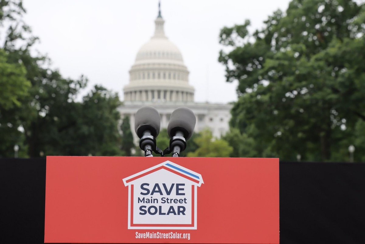 Enphase Energy (@enphase) on Twitter photo 📢 Today, solar workers from across the country are on Capitol Hill with <a href="/SEIA/">Solar and Storage Industry</a> to protect residential solar — and Enphase is proud to stand with them.
Our own vice president of global development, <a href="/KrapelsMarco/">marco krapels</a>, joined the rally to speak about what’s at stake:
✅ Tens of 📢 Today, solar workers from across the country are on Capitol Hill with <a href="/SEIA/">Solar and Storage Industry</a> to protect residential solar — and Enphase is proud to stand with them.
Our own vice president of global development, <a href="/KrapelsMarco/">marco krapels</a>, joined the rally to speak about what’s at stake:
✅ Tens of