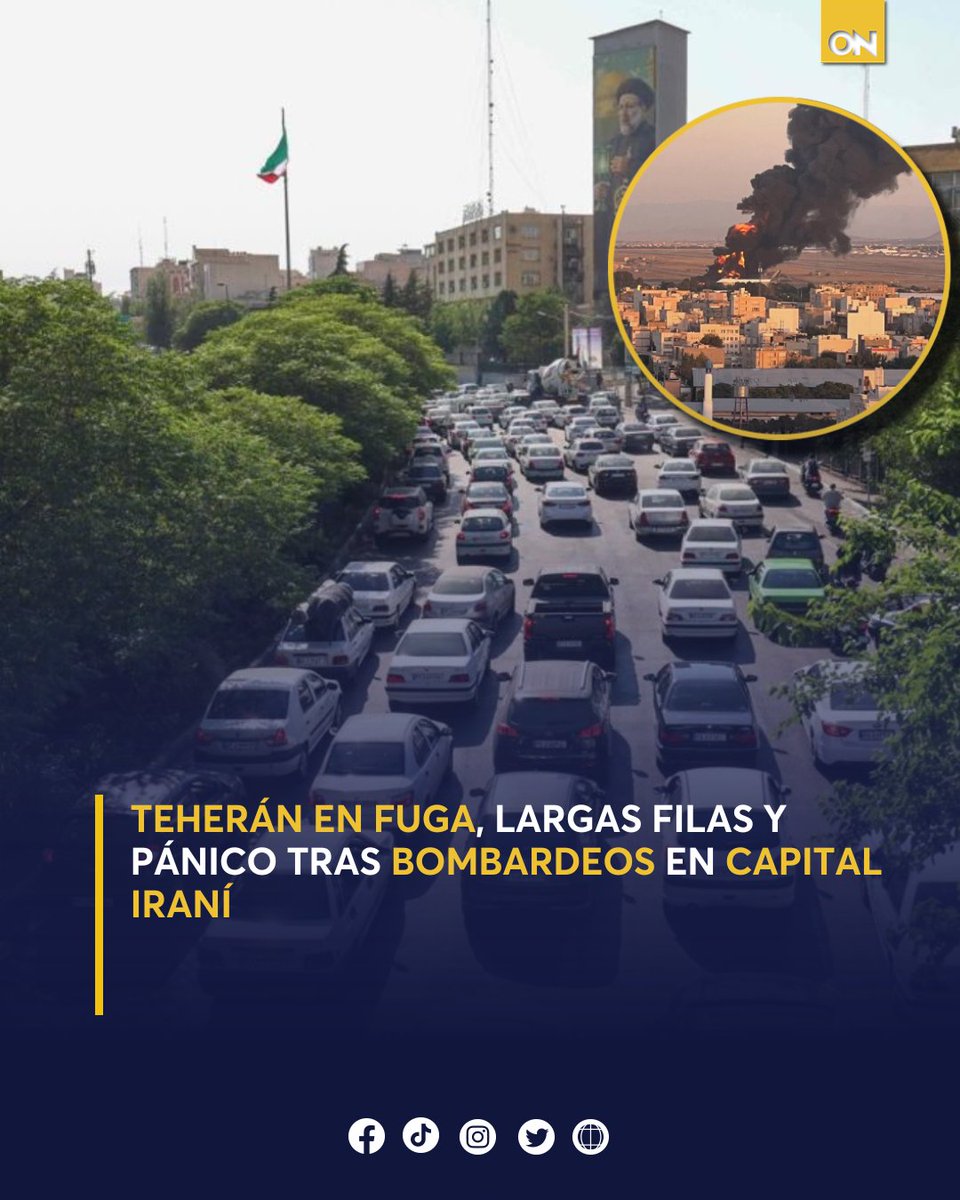 canal11hn's tweet image. 😰El mensaje del presidente Donald Trump fue: "Todo el mundo debería evacuar inmediatamente la capital iraní". 

Imágenes e información aquí👉 oncenoticias.hn/internacional/…

#Irán #Israel #Bombardeos