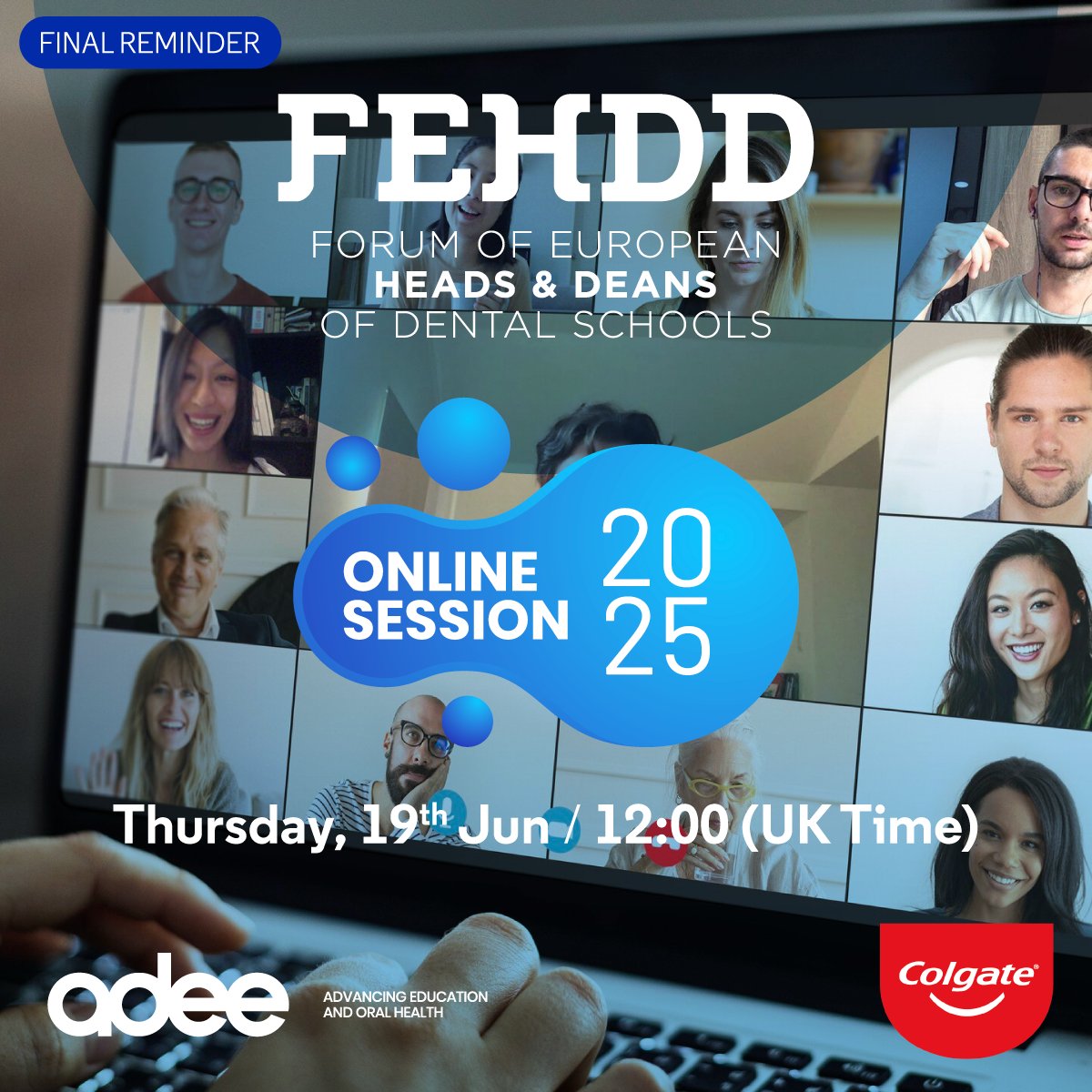 Our June newsletter is out now!
🇮🇪 ADEE 2025 Dublin – Still time to register!
FEHDD Online Session – Last chance!
Catch all the updates here: adee.org/june-2025
#ADEE2025 #FEHDD #ADEE50 #DentalEducation #Sustainability #SocialExcellence