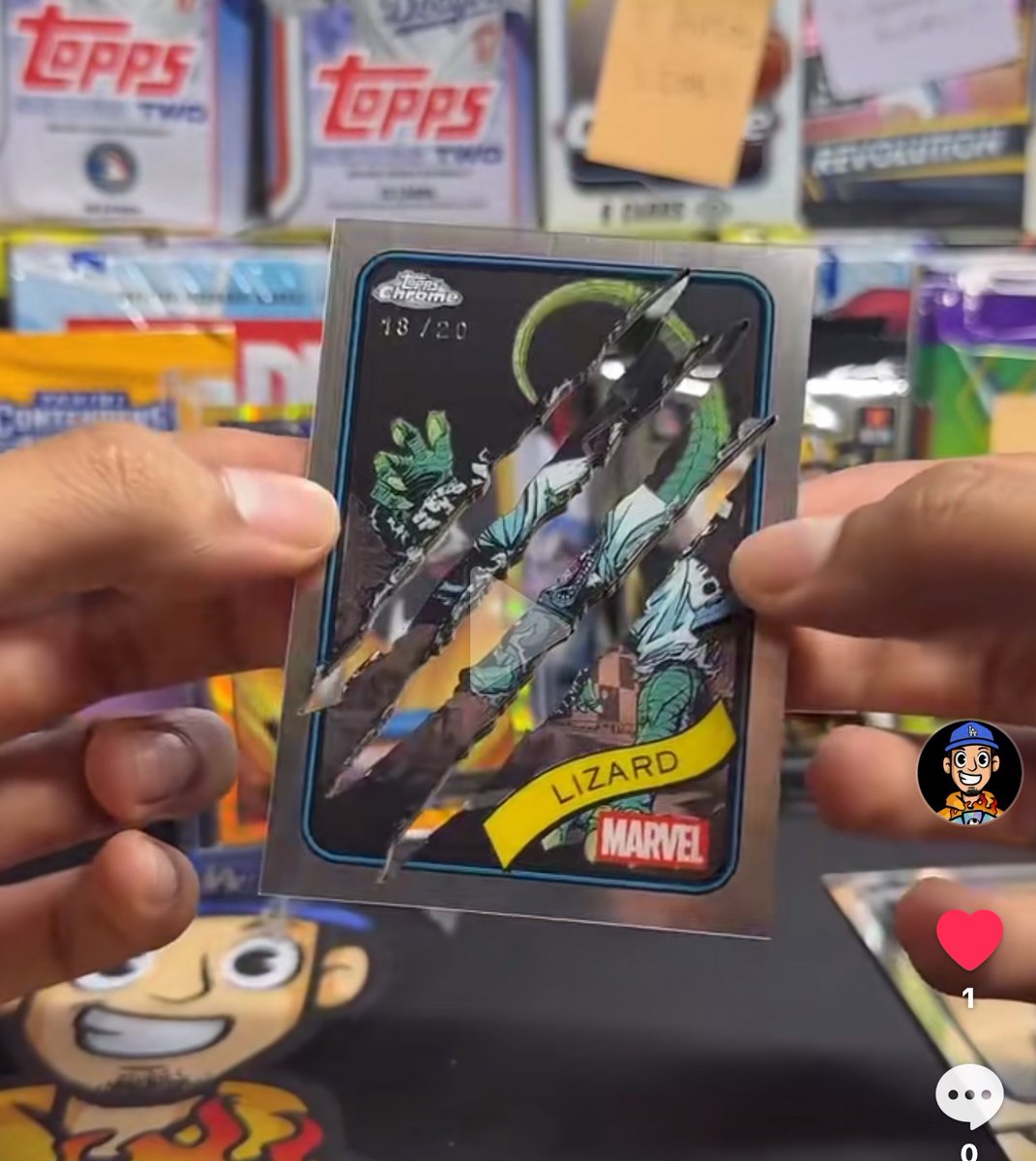 D. Tran (@supraepic) on Twitter photo Damn didn’t know they had die cuts like this in marvel!
Wolverine slash through lizard card from marvels 2025 Topps chrome <a href="/CardPurchaser/">Card Purchaser</a> this year release is nice!!! Damn didn’t know they had die cuts like this in marvel!
Wolverine slash through lizard card from marvels 2025 Topps chrome <a href="/CardPurchaser/">Card Purchaser</a> this year release is nice!!!