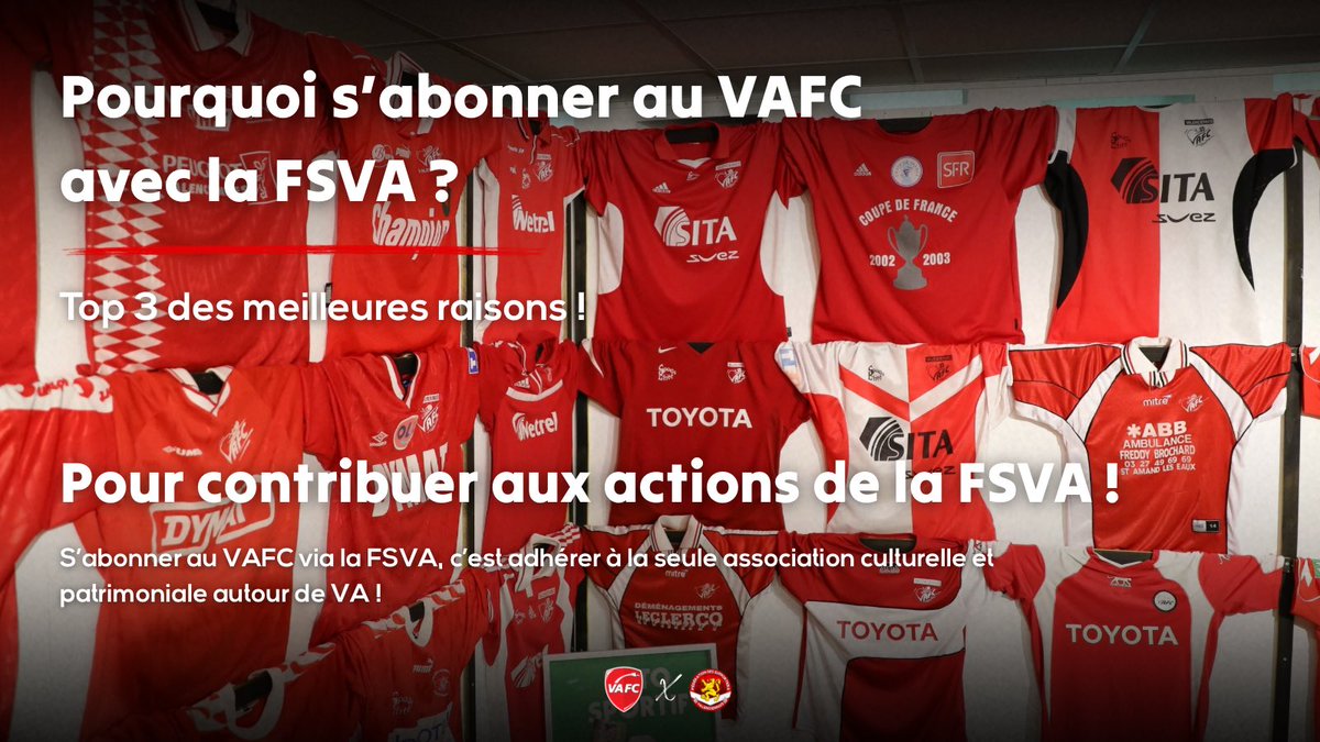 FSVA โค๏ธ๐ค (@federationva) on Twitter photo ๐๐ค๐ช๐ง๐ฆ๐ช๐ค๐ ๐จ'๐๐๐ค๐ฃ๐ฃ๐๐ง ๐๐ช ๐๐ผ๐๐พ ๐ซ๐๐ ๐ก๐ ๐๐๐๐ผ ? ๐๏ธ
On vous donne 3 bonnes raisons de le faire dรจs aujourdโhui !
Envie de rejoindre lโaventure ? Cโest par ici que รงa se passe ๐๐ป
๐๐ป fsva.fr/abos2526/ ๐๐ค๐ช๐ง๐ฆ๐ช๐ค๐ ๐จ'๐๐๐ค๐ฃ๐ฃ๐๐ง ๐๐ช ๐๐ผ๐๐พ ๐ซ๐๐ ๐ก๐ ๐๐๐๐ผ ? ๐๏ธ
On vous donne 3 bonnes raisons de le faire dรจs aujourdโhui !
Envie de rejoindre lโaventure ? Cโest par ici que รงa se passe ๐๐ป
๐๐ป fsva.fr/abos2526/
