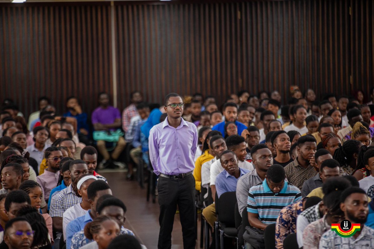 _nsagh's tweet image. KNUST Final-Year Students Urged to Embrace Opportunities Beyond the Formal Sector

The Director-General of the National Service Authority (NSA), Mr. Felix Gyamfi, has charged final-year students of the Kwame Nkrumah University of Science and Technology (KNUST) to reorient their…