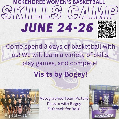 1 more week to sign up for skills camp!!! We would love to have your kiddo in our gym! 

Wbasketball.mckendreecamps.com