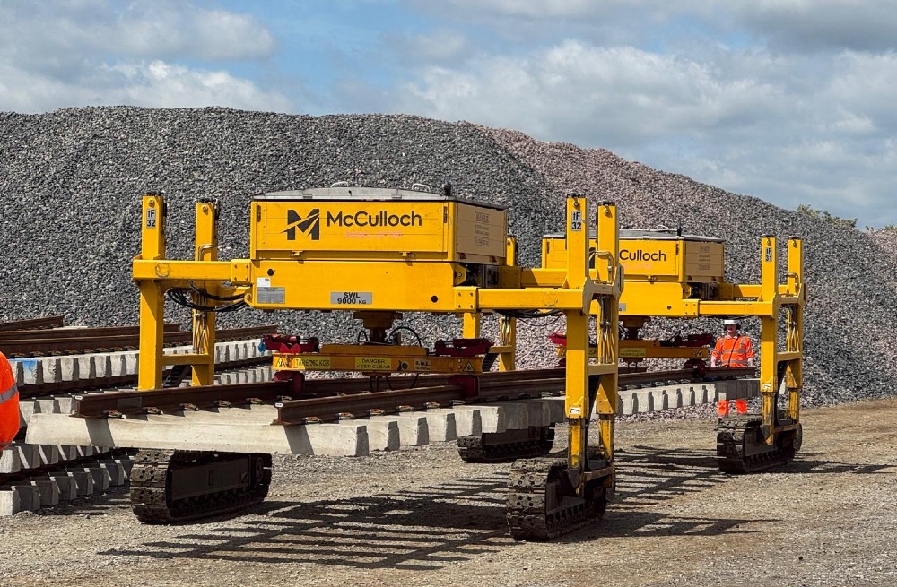 Sizewell C (@sizewellc) on Twitter photo 🚂 The first straight plain line track panels – manufactured off-site by <a href="/balfourbeatty/">Balfour Beatty</a> Rail in Cambridgeshire – have arrived at our Ancillary Construction Area.
They'll be installed over the coming months to form a new railhead with three sidings, enabling us to bring materials 🚂 The first straight plain line track panels – manufactured off-site by <a href="/balfourbeatty/">Balfour Beatty</a> Rail in Cambridgeshire – have arrived at our Ancillary Construction Area.
They'll be installed over the coming months to form a new railhead with three sidings, enabling us to bring materials