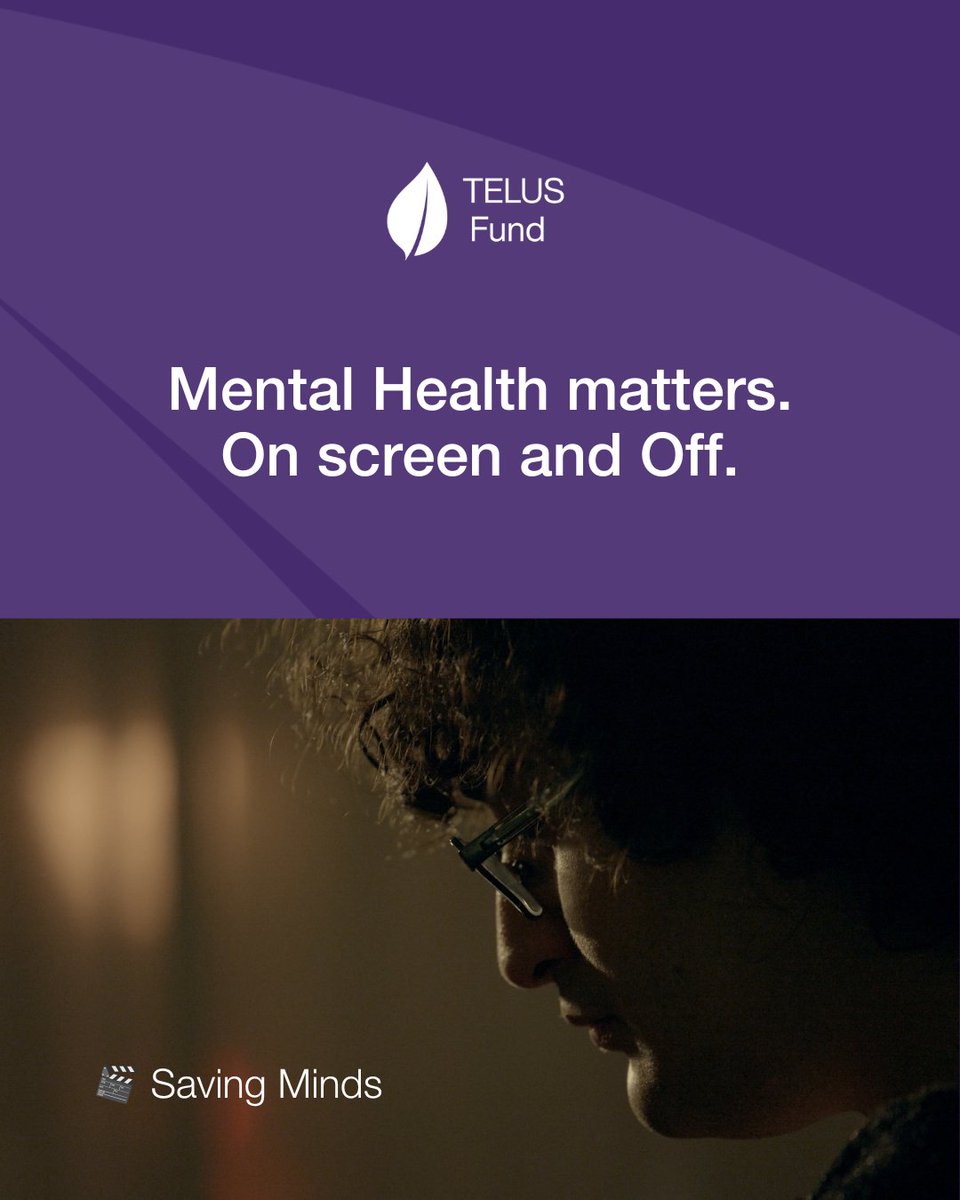 Mental health matters on-screen and off. 🧠🎞️

Projects like Saving Minds and Living in Hope tackle complex health journeys with empathy and insight. Looking to pitch a project that does the same?

📩 Check our guidelines: telusfund.ca/wp-content/upl…

#MentalHealthMedia #CanadianDocs