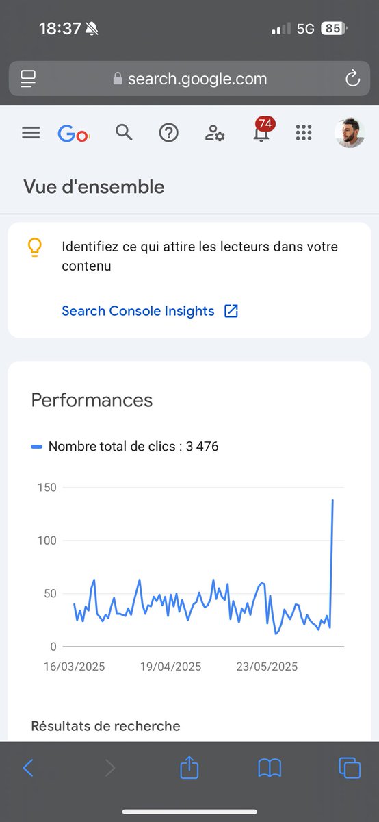 Sympa ces petits ups aujourd’hui 👀 

On continue à bosser, pas de secrets ni de miracle, juste un process bien huilé et plein d’expis 🔥