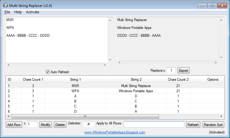 Multi String Replacer - Replace or Swap Multiple Words and Texts At Same Time.