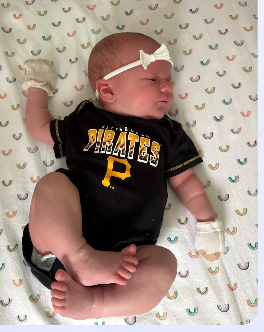 Greg Brown (@gbrowniepoints) on Twitter photo Congratulations to Joe & Alyssa Manetta on the recent birth of their beautiful daughter, Miller Leigh! She's excited to watch her <a href="/Pirates/">Pittsburgh Pirates</a> play the Tigers in Detroit tonight! Congratulations to Joe & Alyssa Manetta on the recent birth of their beautiful daughter, Miller Leigh! She's excited to watch her <a href="/Pirates/">Pittsburgh Pirates</a> play the Tigers in Detroit tonight!