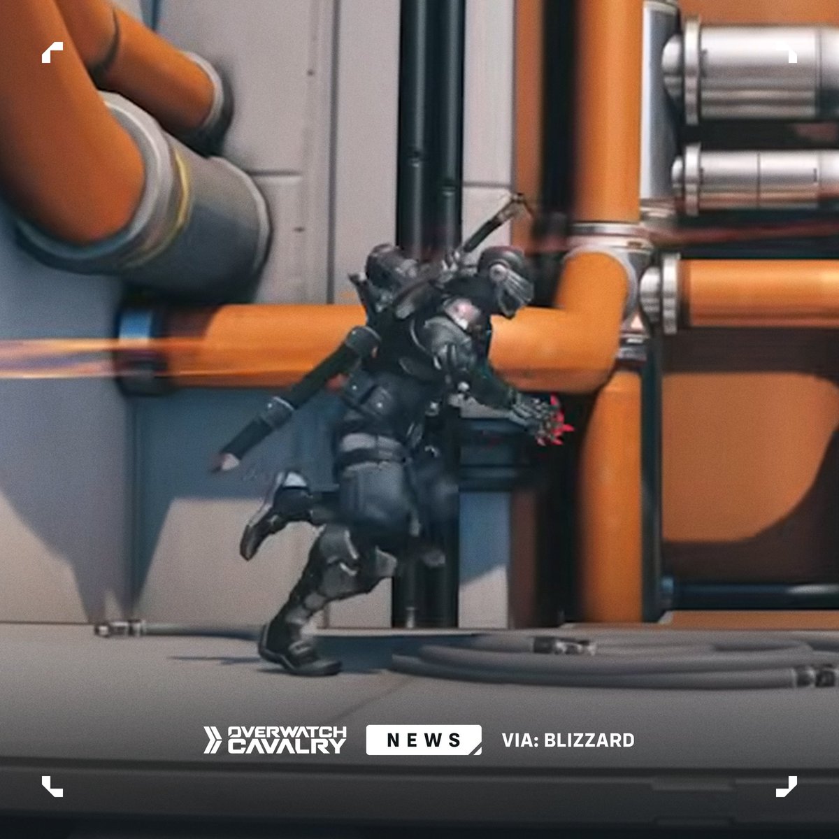 First Look at #Overwatch2 x G.I. Joe Skin: Snake Eyes Genji 🥷