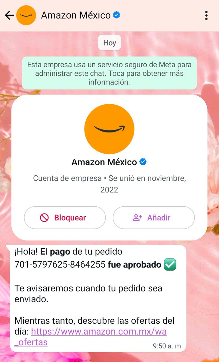 🚨 Un mensaje de WhatsApp con marca de verificación azul puede ser una estafa. 🚨

La marca azul indica que es una cuenta verificada de una empresa, pero no garantiza que el mensaje sea legítimo. Los estafadores pueden crear perfiles de empresas falsos y utilizar la verificación