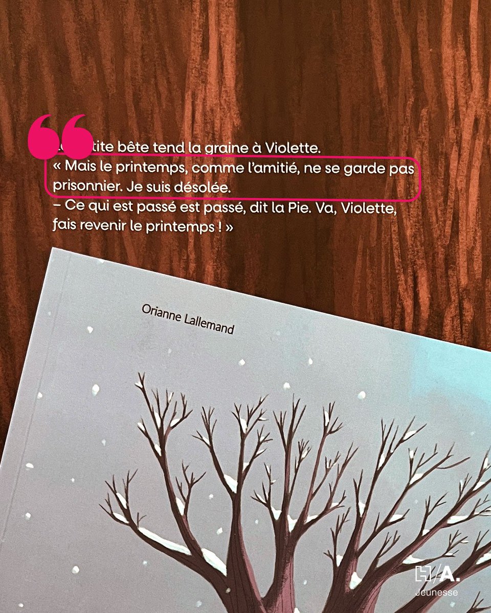 🌱 Une magnifique histoire d'une petite fille qui cherche le printemps disparu pour redonner le sourire à sa Mamie Rosie !
Violette est très inquiète : il a neigé aujourd'hui et sa mamie Rosie lui a dit que le printemps était parti et qu'il ne reviendrait peut-être plus ! 
🌷
1/3