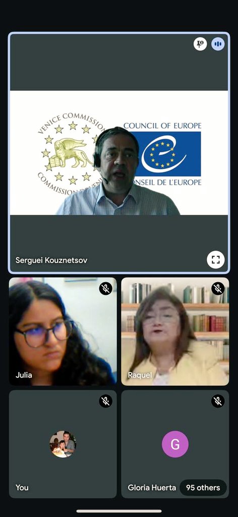 PDDH El Salvador (@pddhelsalvador) on Twitter photo En su calidad de #PresidentaFIO, #ProcuradoraDDHH <a href="/RaqueldeGuevara/">Raquel de Guevara</a>, presidió el Webinario: “Ombudsperson y Estado de Derecho: Aportes desde los Principios de Venecia”; que contó con un grupo selecto de oradores expertos, para la reflexión y análisis en esta temática global. En su calidad de #PresidentaFIO, #ProcuradoraDDHH <a href="/RaqueldeGuevara/">Raquel de Guevara</a>, presidió el Webinario: “Ombudsperson y Estado de Derecho: Aportes desde los Principios de Venecia”; que contó con un grupo selecto de oradores expertos, para la reflexión y análisis en esta temática global.