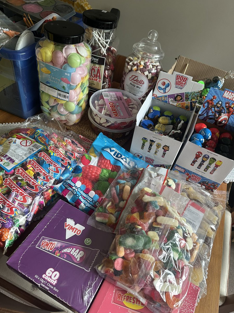 Literally have the best regulars to the pub! Huge thanks to Julian and Emma for donating all these sweets for Churtonfest! Kids are going to have the best day ever! 🎡🎢