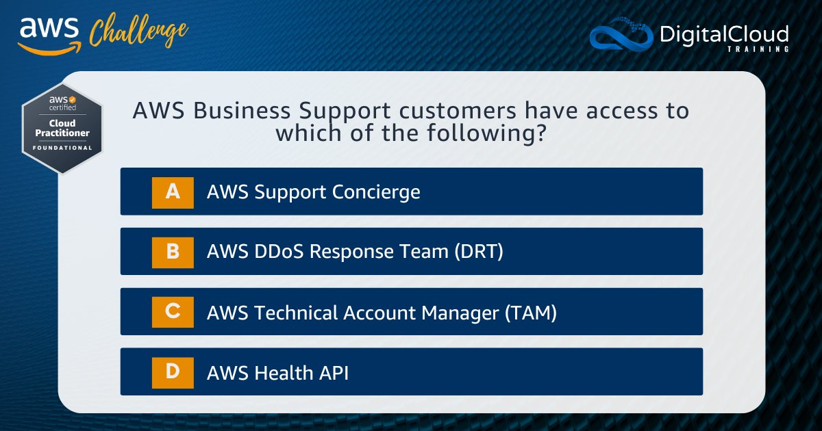 nealkdavis's tweet image. 📣 AWS CHALLENGE - Test your Knowledge

Know the answer? Post it in the comments below! 🙋

📌For additional FREE AWS practice questions, visit dct.news/free-aws-quest…

#AWSCloud #AWSChallenge #AWSExamPrep