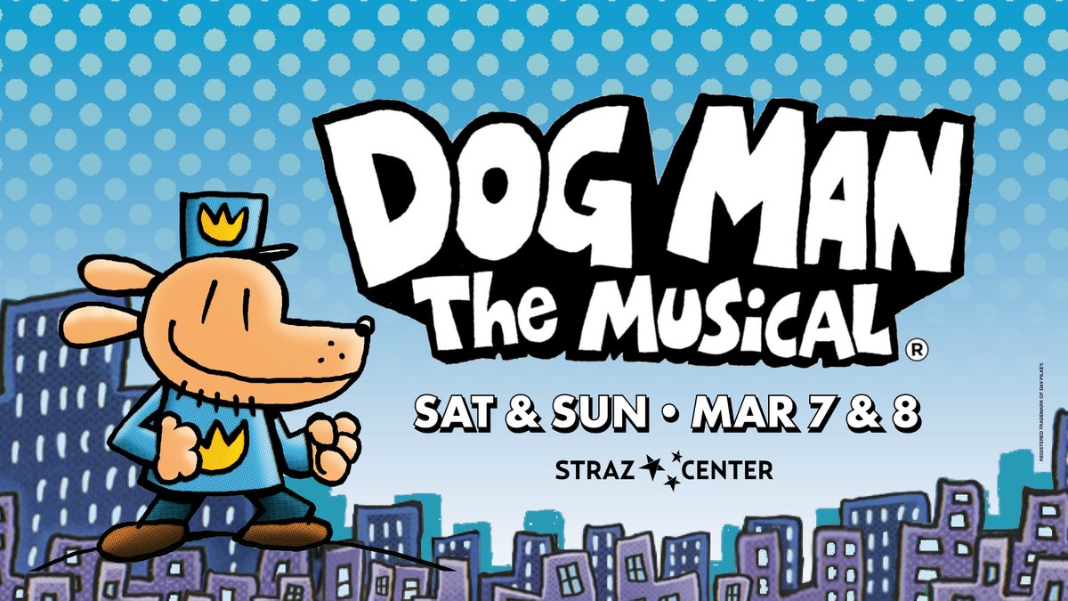 Straz Center (@strazcenter) on Twitter photo JUST ADDED! Dog Man: The Musical on Mar. 7 and 8. Tickets go on sale to the public on Jun. 20.
Get your tickets first during our exclusive presales by becoming an annual donor of $100+. More info here: strazcenter.org/events/2526-se…
<a href="/TheaterWorksUSA/">TheaterWorksUSA</a> JUST ADDED! Dog Man: The Musical on Mar. 7 and 8. Tickets go on sale to the public on Jun. 20.
Get your tickets first during our exclusive presales by becoming an annual donor of $100+. More info here: strazcenter.org/events/2526-se…
<a href="/TheaterWorksUSA/">TheaterWorksUSA</a>