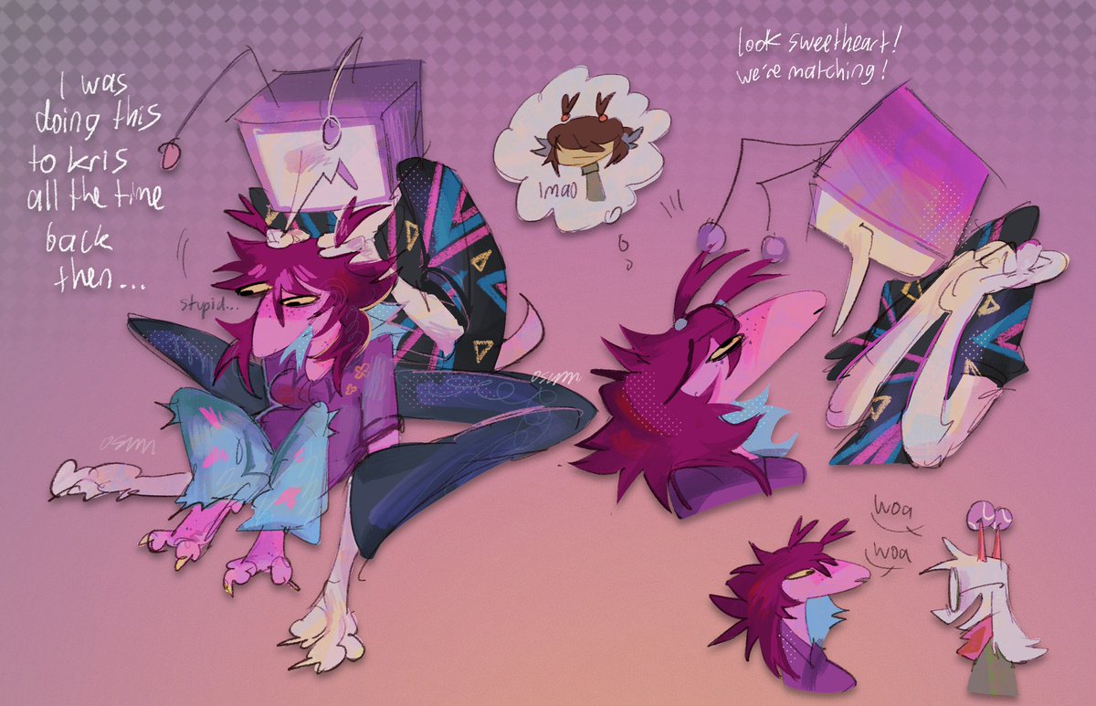 Originally part of a continuation of my previous comics but they were also nice on their own

#deltarune #deltarunespoilers #tenna