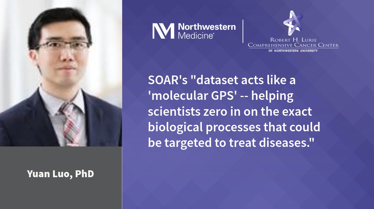 Lurie Cancer Center (@luriecancer) on Twitter photo SOAR (Spatial #transcriptOmics Analysis Resource), the largest open-access resource of its kind, was designed by Yuan Luo, PhD, and colleagues at Northwestern as a one-stop shop to help scientists fast-track drug discovery. news.feinberg.northwestern.edu/2025/06/16/new… <a href="/ScienceAdvances/">Science Advances</a> #AI SOAR (Spatial #transcriptOmics Analysis Resource), the largest open-access resource of its kind, was designed by Yuan Luo, PhD, and colleagues at Northwestern as a one-stop shop to help scientists fast-track drug discovery. news.feinberg.northwestern.edu/2025/06/16/new… <a href="/ScienceAdvances/">Science Advances</a> #AI