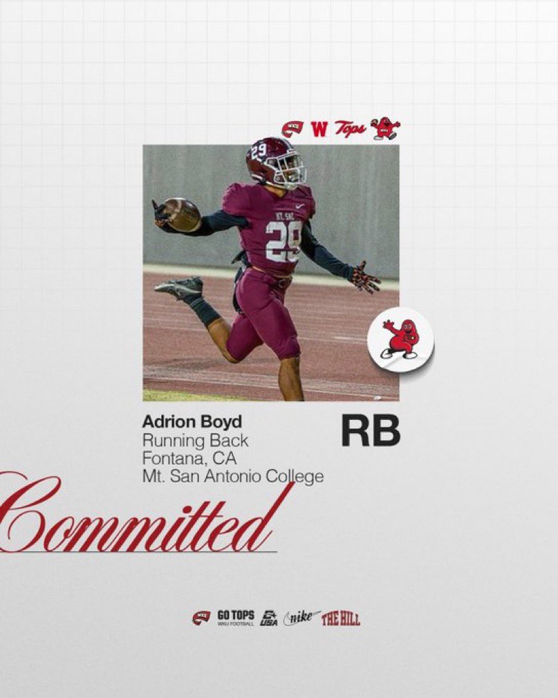 adrion boyd (@besthands_29) on Twitter photo Blessed and grateful! COMMITTED! Thank you <a href="/CoachLaRussa/">Andy LaRussa</a> for believing in me. #thehill #gotops
<a href="/mtsacfootball/">Mt. SAC Football</a> <a href="/RCHSCougarsFB/">RCHS Football</a> Blessed and grateful! COMMITTED! Thank you <a href="/CoachLaRussa/">Andy LaRussa</a> for believing in me. #thehill #gotops
<a href="/mtsacfootball/">Mt. SAC Football</a> <a href="/RCHSCougarsFB/">RCHS Football</a>