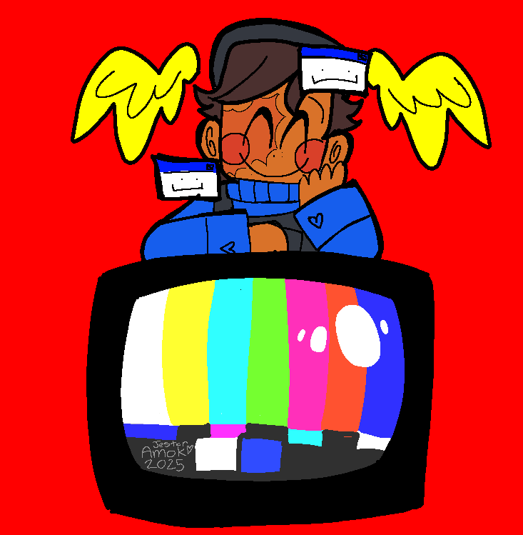 ⚠️ — EYE STRAIN WARNING

.
.
.
.

💬 : yo i think we ghink lf yhr same yhings twin

.
.
.
.

#quackityfanart #quackity #static #quesadillawebworld