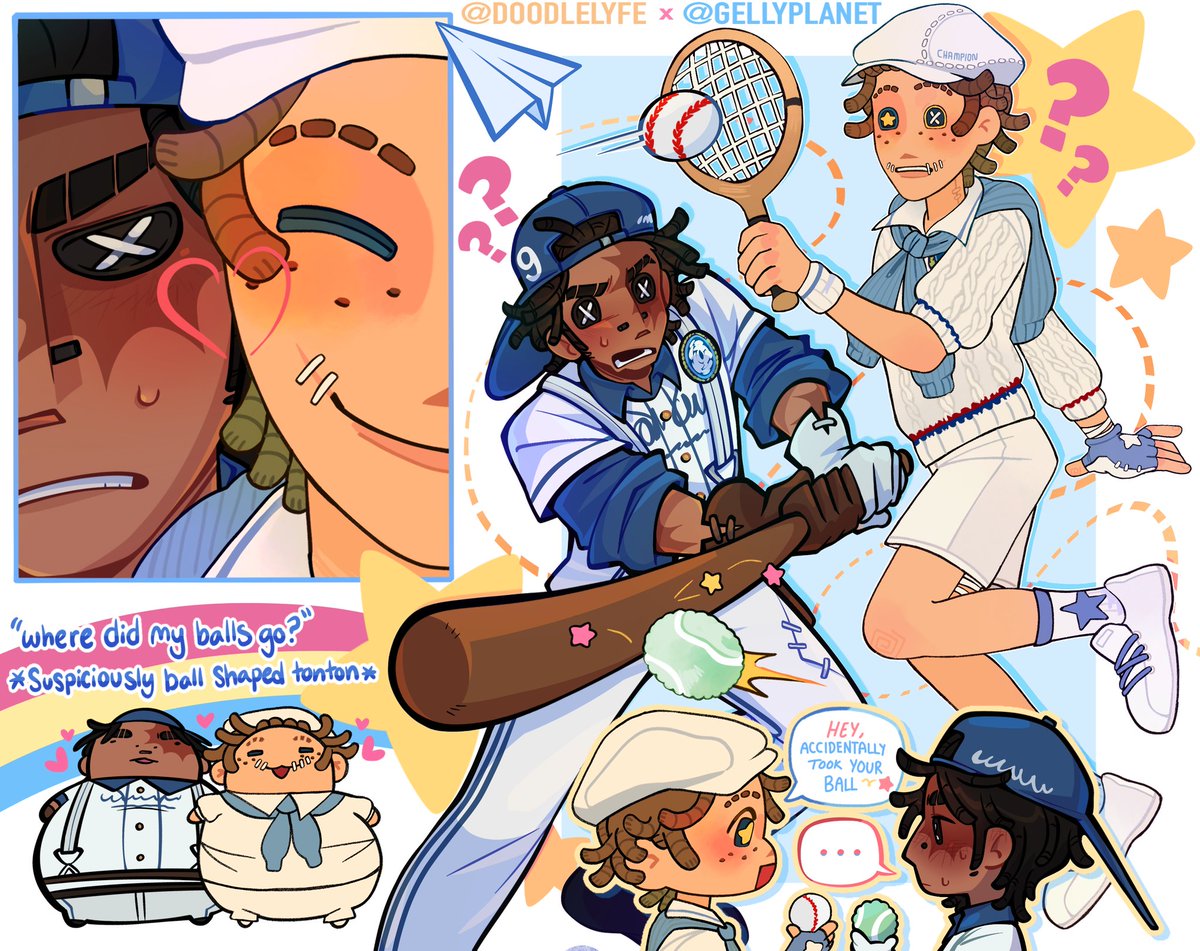 gellyplanet's tweet image. art collab with pookie @doodlelyfe_1 it's so super cute I cried for 50 hours
#IdentityV
