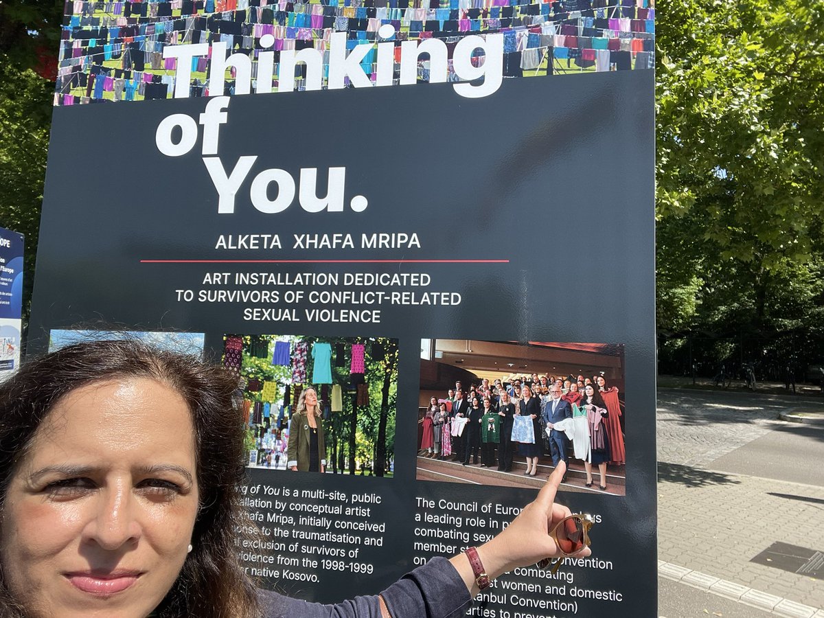 Nadia Hashmi (@nhashmideputypr) on Twitter photo Even though I had donated a dress for the installation & knew it was coming, this made me stop in my tracks- and so it should.
Thankyou <a href="/NLatCoE/">Netherlands at the Council of Europe</a> for bringing this thought-provoking installation to <a href="/coe/">Council of Europe</a>, &🇽🇰 🇬🇧 artist
alketaxhafamripa.com
#psvi #war
#sexualviolenceinconflict Even though I had donated a dress for the installation & knew it was coming, this made me stop in my tracks- and so it should.
Thankyou <a href="/NLatCoE/">Netherlands at the Council of Europe</a> for bringing this thought-provoking installation to <a href="/coe/">Council of Europe</a>, &🇽🇰 🇬🇧 artist
alketaxhafamripa.com
#psvi #war
#sexualviolenceinconflict
