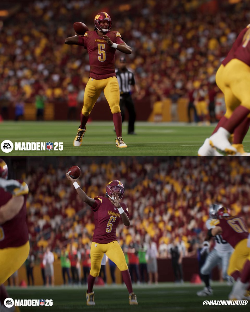 First graphical leap in a madden game in like 5 years lmao