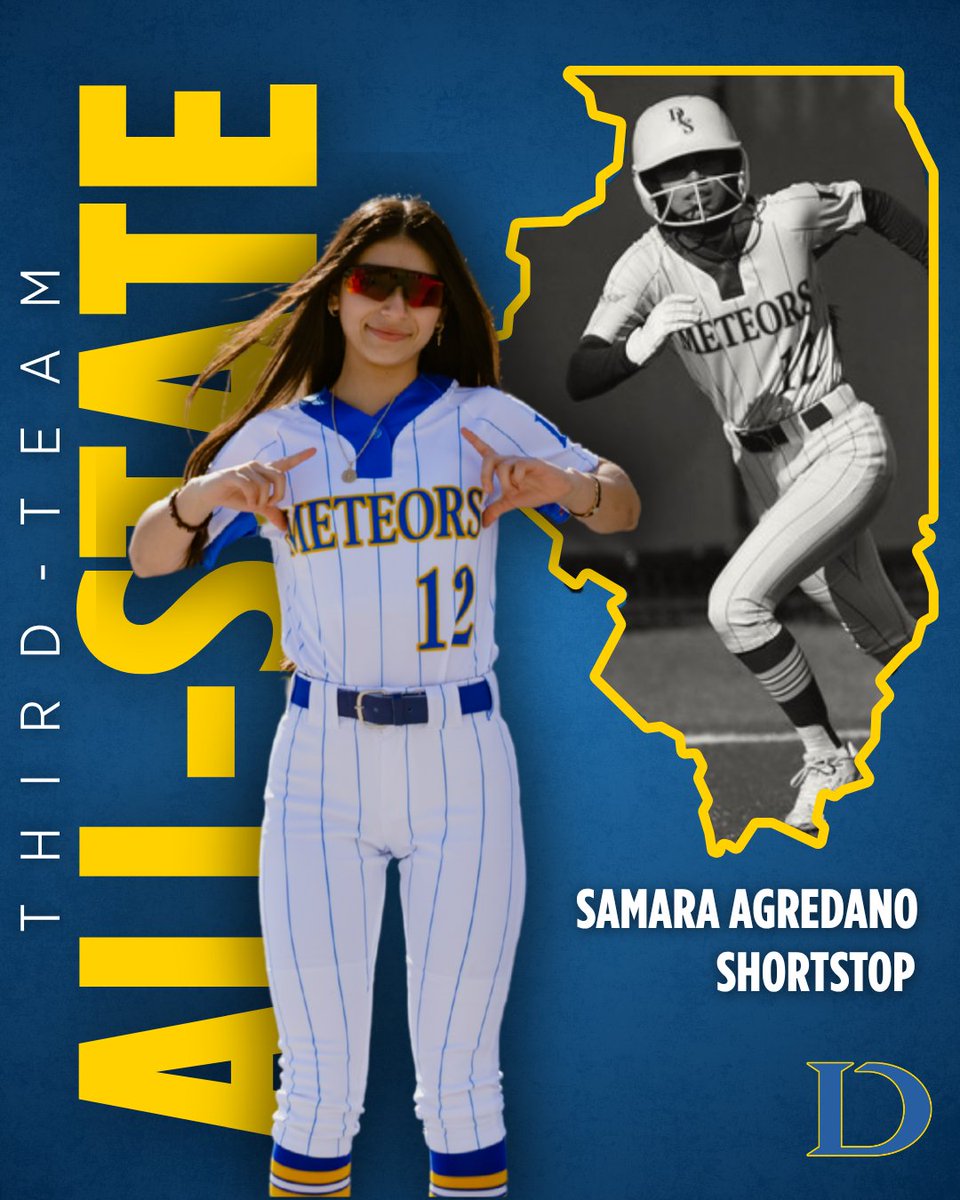 Congrats to Samara Agredano '26 who was named to the ICA All-State Third Team for the second year in a row!👏🏼

#MeteorsUnited #GoMeteors☄️