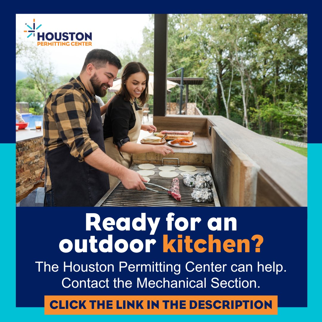 COHPermits's tweet image. Building your dream outdoor kitchen has never been easier! The submittal, review, and approval of plans may require an Outdoor Kitchen Permit for certain projects. Contact the @COHPermits Mechanical Section. Click here: bit.ly/3QMRPXR #DreamKitchen #PermittingProcess