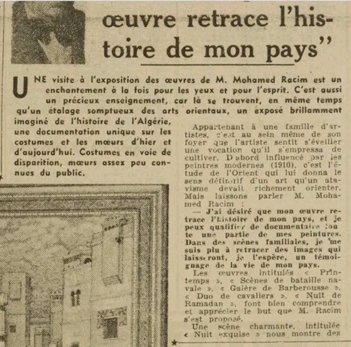 Shi97218920's tweet photo. 📌- 20 فبراير 1948...بورتريه حول عميد فن المنمنمات الجزائري #محمّد_راسم 
Alger républicain / directeur Pascal Pia
https://t.co/ffJWAmARvw

#الجزائر 
#استرجع_تراثك 
#فن_المنمنمات https://t.co/nL4ACZgYaR