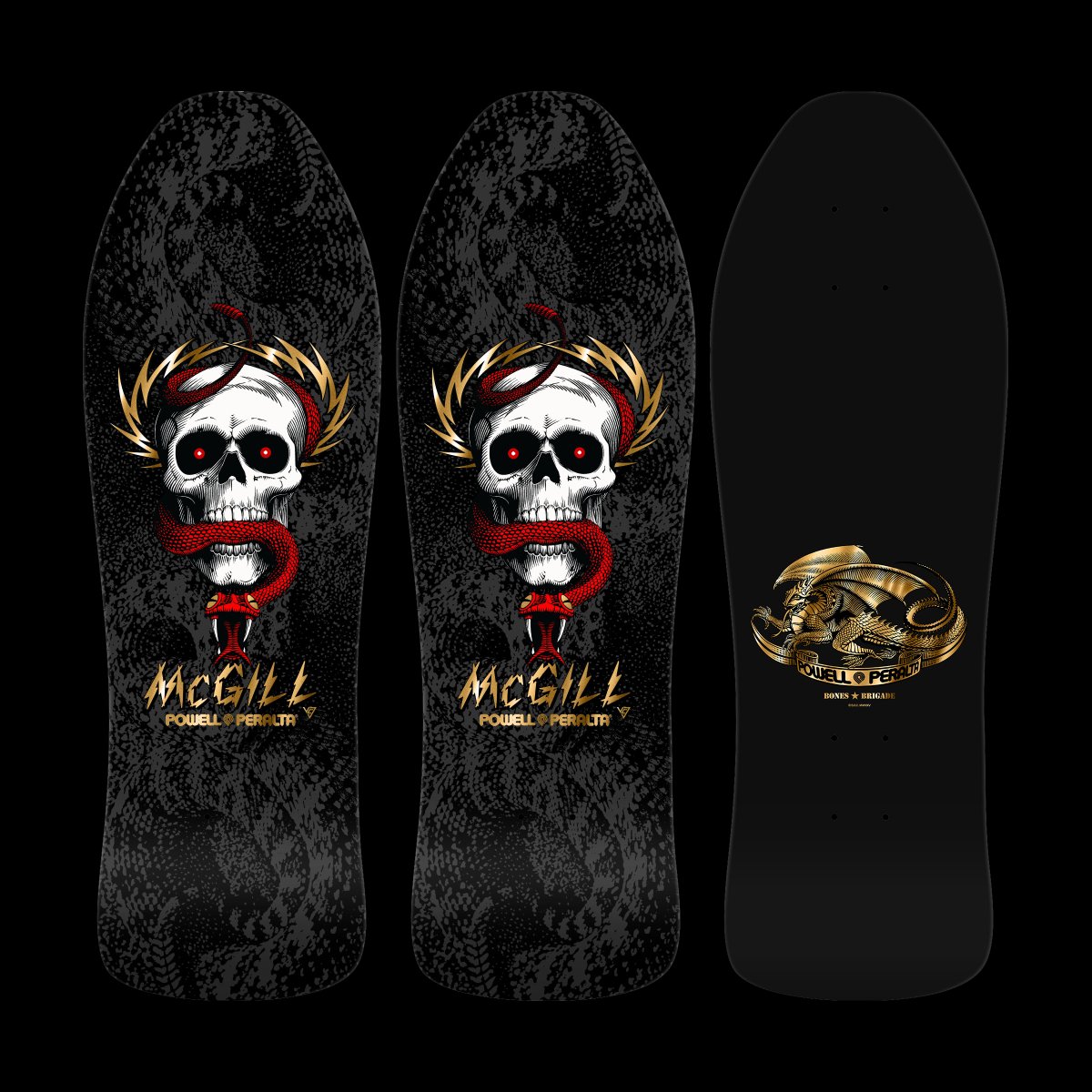 BonesBrigadeDoc's tweet image. McGill 16th Series
- Satin black with Foil Highlights
- Old Hole pattern
skateone.com/bones-brigade-…