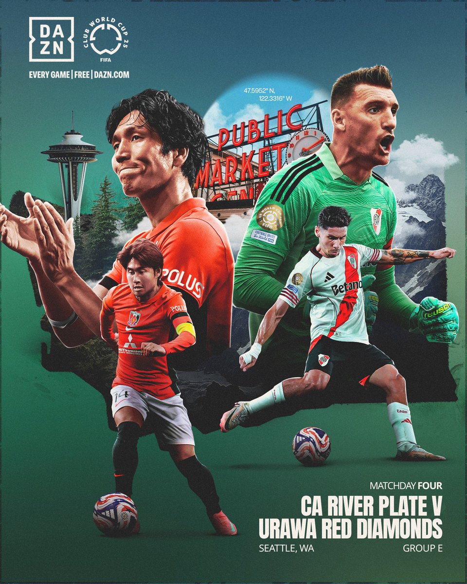 UnicoReyPicks's tweet photo. CA River Plate 🇦🇷 vs Urawa Red Diamonds 🇯🇵
¡Se viene un duelazo en el Mundial de Clubes! 🏆⚽️
¿Van a querer picks para este partido? Dejen su ❤️
Y cuéntenme en los comentarios qué jugarían ustedes 👇
¿Gana River? ¿Over de goles? ¿Algún córner? 🎯
🔥 Vamos con todo este martes desde Seattle 🔥
#MundialDeClubes #RiverPlate #Urawa