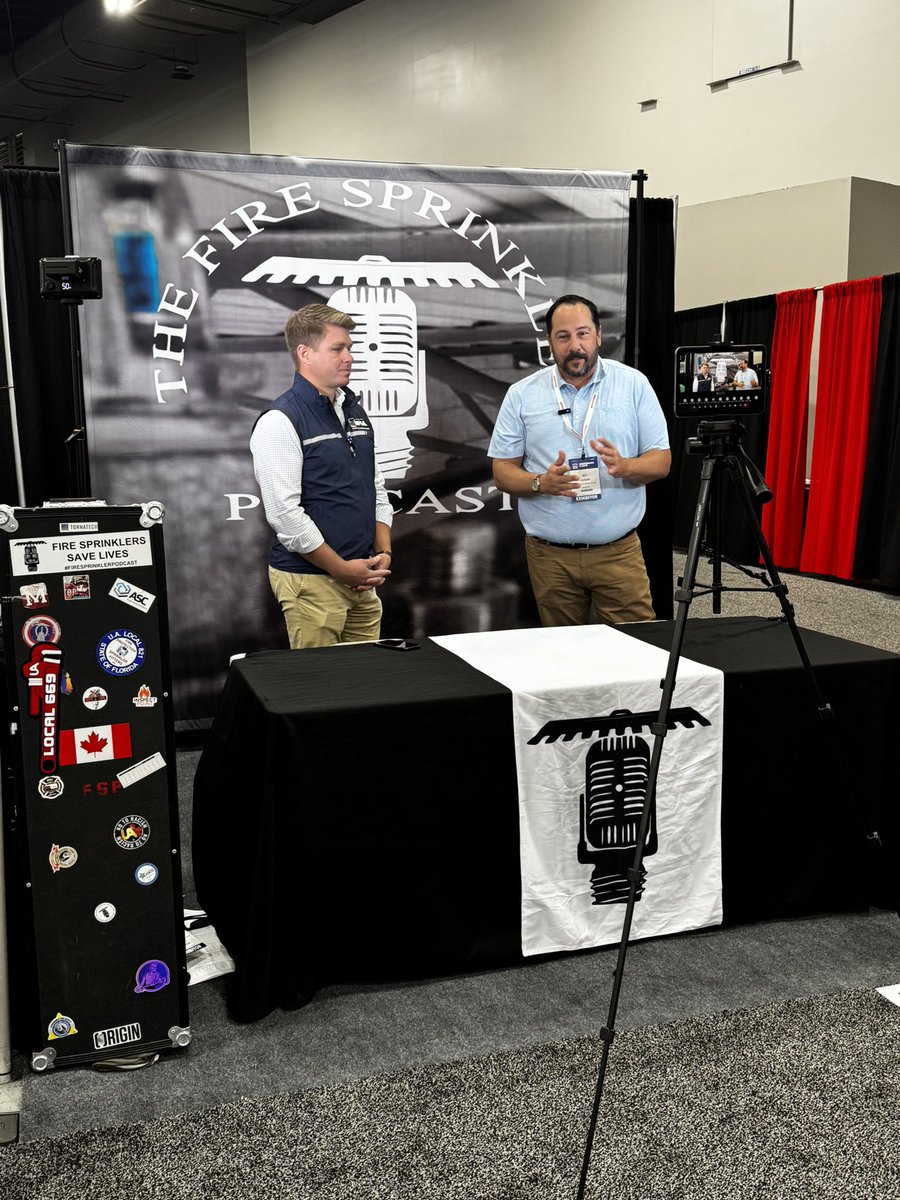 Live NFSA #TechTuesday going on now in the <a href="/firesprkpodcast/">Fire Sprinkler Podcast</a> booth at the <a href="/NFPA/">NFPA</a> Expo!