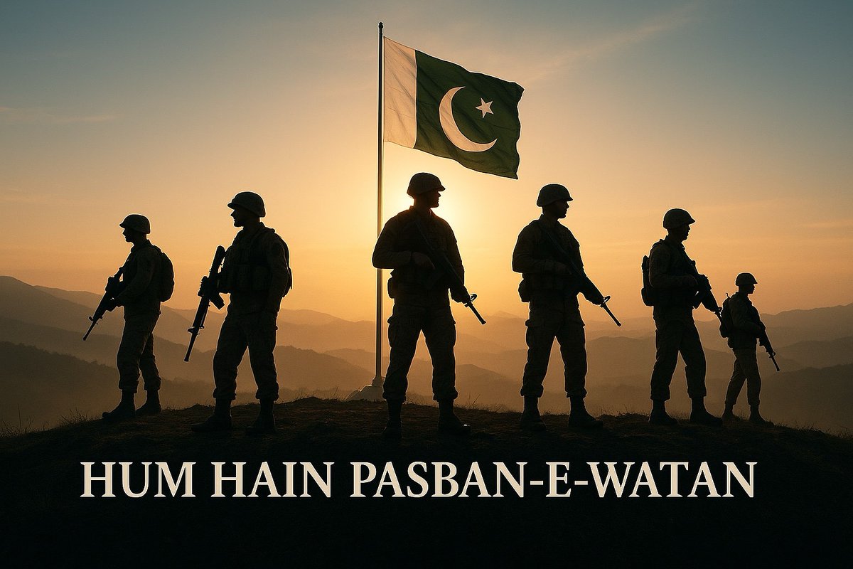 AbdulRehma74768's tweet photo. Sarhad ke rakhwalay hain hum — dushman ke khilaaf ek deewar.🇵🇰❤️

#PasbanEWatan #PakistanFirst #PakArmyForPeace #BorderGuards #DefendersOfPakistan #NoCompromise #ZindabadFauj https://t.co/psJVVP5xNh